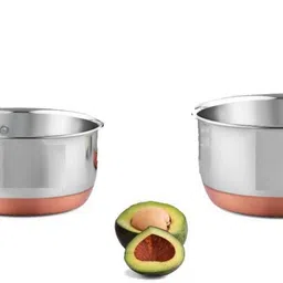 masox store Steel Milk Pan Pot, Gas Stove Compatible Sauce Pan with Heat Proof Handle K7 4.3 inch, 5.9 inch Lid Set, Pack of 2-picture-36