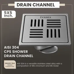 evanex Floor Stainless Steel Pop-Up Strainer image 4