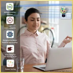 peepalcomm Electric Kapoor Dani Lamp with Switch to Toggle Between Burner and Lamp With_F 1 Aroma Oil, Diffuser image 4