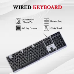 KITECH Tejas KB-071 Wired USB Standard Gaming Keyboard Compatible with Desktop, Laptop, Mac image 4