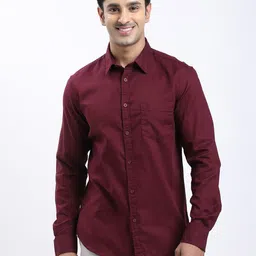indian terrain Men Slim Fit Solid Casual Shirt-picture-10