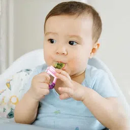 airsoft Baby Solid Food Feeders – 2-Pack Silicone Mesh Pacifier for Fruits Feeder image 4