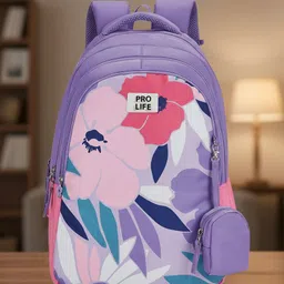 pro life Large 36 L Laptop Backpack School College Coaching Tution High Quality Bag For Girl image 1