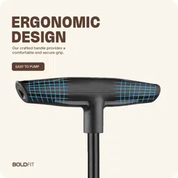 boldfit Cycling Pump Ball Pump Air Pump for Bicycle Foot Pump for Cycle Mini Pump Bike Bicycle, Football Pump, Ball, Volleyball Pump Pump image 3