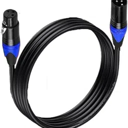 urban infotech Male to Female XLR Cable for Condenser Microphone Balanced 3 Pin Copper Coated Double Angled XLR Patch Cable image 5