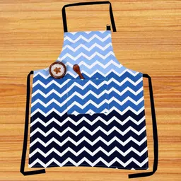 crazyweaves Cotton Chef's Apron - Free Size image 3