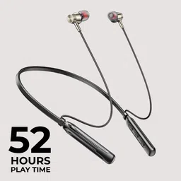usmart 50 Hours Playtime Bluetooth Wireless Neckband headphones Earphone Bluetooth & Wired Headset image 3
