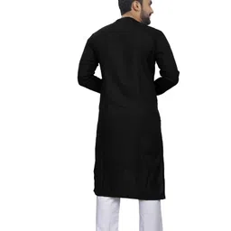 tradenest Men Cotton Blend Kurta Pyjama Set image 2