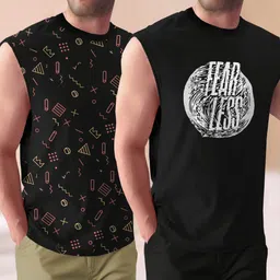 tripr Pack of 2 Men Vest image 3