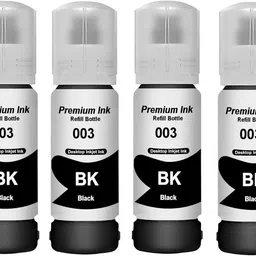 tequo 001/003/008 Refill Ink for Epson L3110, L3150, L3210, L3215 Printer 4 Pieces Black Ink Bottle-picture-17