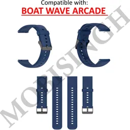 MOBISINGH MSH22CS063NB Smart Watch Band Strap Compatible with BOAT WAVE ARCADE Smart Watch Strap image 2