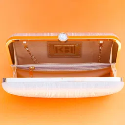 kbi Party Tan Clutch image 5