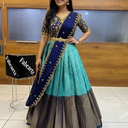 shree creation Self Design Semi Stitched Lehenga Choli-picture-29