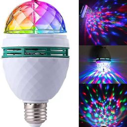 hasru Rotating disco bulb Color-changing party bulb Dance floor lighting Party Single Disco Ball-picture-17