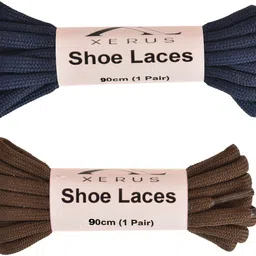 XERUS Shoe Lace Round Navy Blue Coffee For Boot Sport Hiking Shoes Shoe Lace-image-54