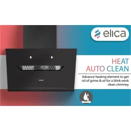 elica EFL 207 HAC LTW VMS 90cm 1350m3/hr Ductled Auto Clean Wall Mounted Chimney with Motion Sensor Control (Black) image 4