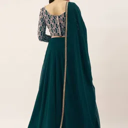 maabhavani creation Solid Semi Stitched Lehenga Choli image 2