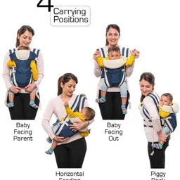 simpro High Quality Baby Carry Bag with Strong Belt 4 in 1 Position Baby Carrier Baby Carrier image 4