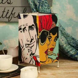 Multicolour Cotton Table Lamp by Green Girgit image 2