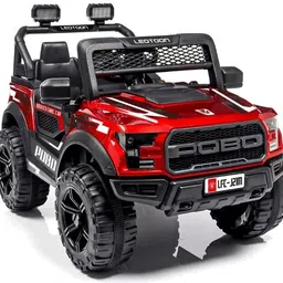 prabal pobo jeep kids car, Battery Operated, Ride On jeep,Remote control, USB player. Jeep Battery Operated Ride On image 2