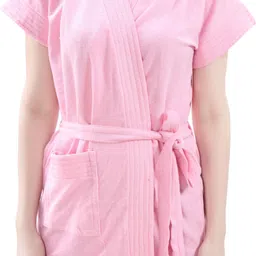 lacylook Plain Pink XL Bath Robe image 3