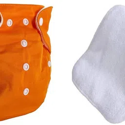 kaka world Baby Cloth Washable and Reusable Diapers (Colors May Vary) (Pack of 2) image 2