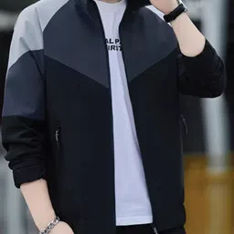 quin fletcher Men Colorblock Casual Jacket image 3