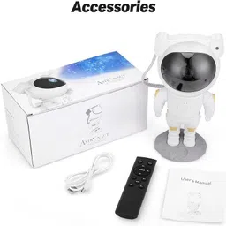 picstar Star Projector Galaxy Night Light Astronaut Light Projector, Astro Starry Nebula Night Lamp image 3