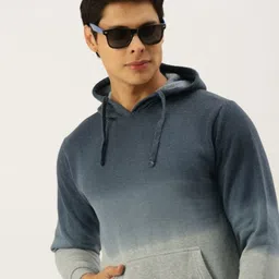 campus sutra Men Full Sleeve Color Block Hooded Sweatshirt-picture-32