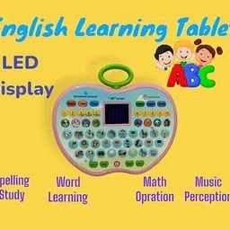 chippi Educational Mini Laptop Computer, Alphabet Learning Tablet with LED Display image 4