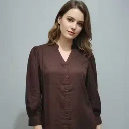 miara Women Regular Fit Embroidered Casual Shirt-picture-35