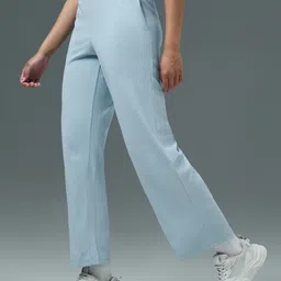 technosport Women Solid Light Blue Track Pants image 3