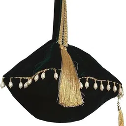 athizay Women Maroon, Green, Gold Potli image 3