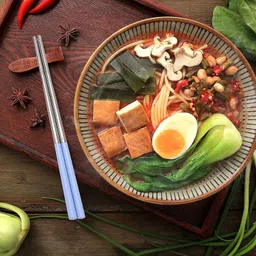 hichaki traders Chewing, Decorative, Eating, Training, Cooking Silicone, Stainless Steel Chinese, Chinese, Korean, Vietnamese Chopstick image 3