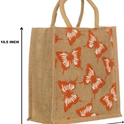 sainik's Small Jute Bags Eco Friendly 9 Code FK - 9 Pack of 4 units Pack of 4 Grocery Bags image 2