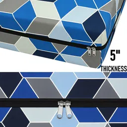 griinviztal Single Size Zippered Cotton Breathable Mattress Cover image 2