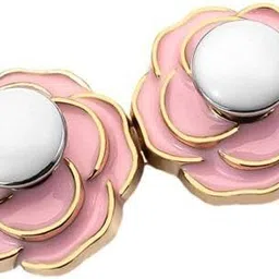 2pc Set Hook Waist Tightener Button for Jeans, Adjustable Waist Button (PINK ) Metal Buttons-image-23