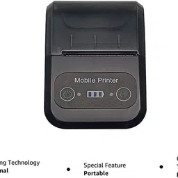 F2C 58mm Bluetooth Printer for Mobile Receipt Billing 2600 mAh Rechargeable battery Suitable for home shops office etc image 5