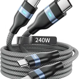 Zorbes USB Type C Cable 3 m Fast Charging Type C Cable 2M 240W-picture-48