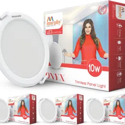 LED 10W TRIMLESS Round (Warm White, Pack of 4) Recessed Ceiling Lamp-image-65