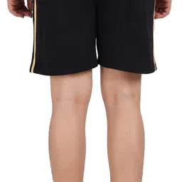 neo garments Solid Men Black Regular Shorts image 2