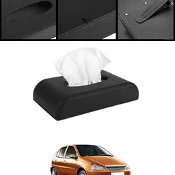 Universal Black D Shape Leatherite Tissue Holder For Car/Home-149 Vehicle Tissue Dispenser-image-41