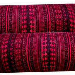 changers Round Bolster Microfibre Abstract Bolster Pack of 2-picture-11