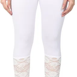 bluewish Women White Capri-picture-20