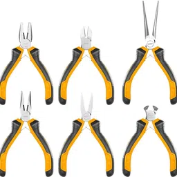 ingco 6 Pcs mini pliers set Pincer Plier image 1