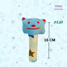 minku creations Blue Rattle Toy Rattle image 4