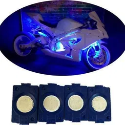 BLUE IMPORTED Underglow PATCH LIGHTS (Front/Rear , Bike Body Lights) Brake Light Motorbike, Car, Truck, Van LED (12 V, 15 W)-image-44