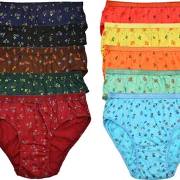 majuda Pack of 10 Women Hipster Multicolor Panty-picture-19