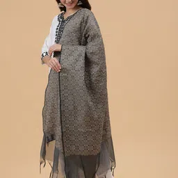 BANJARA INDIA Woven Design Dupatta with Zari image 2