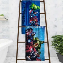 athom living Marvel Avengers Assemble Multicolor 350 GSM Cotton Kids Towels (Set Of 2)-picture-17